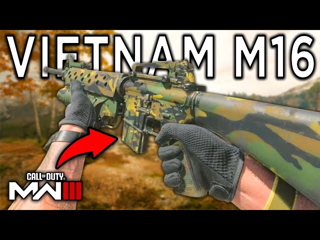 Vietnam M16/M16A1 Loadout in Modern Warfare 3 Multiplayer Gameplay