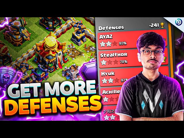 HOW to DEFEND in LEGEND LEAGUE with GUIDE + BASE LINKS | TH16 Base Building Pro Tips