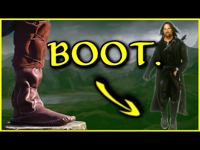 Medieval Boots. Fantasy Footwear.