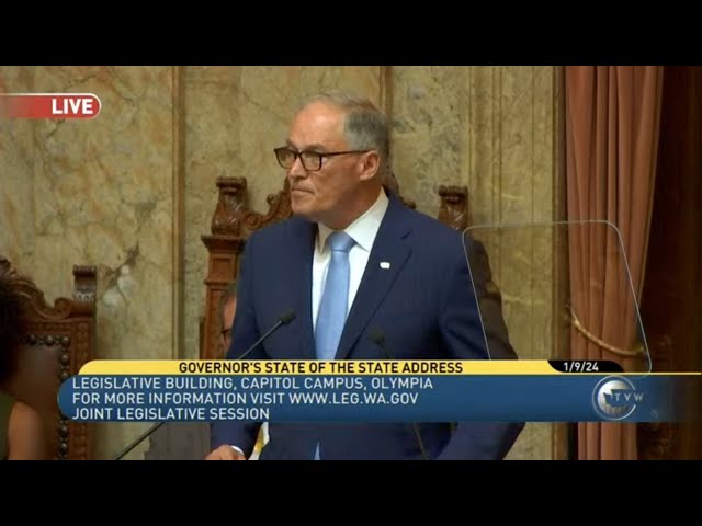 Washington Governor Jay Inslee gives his final State of the State Address
