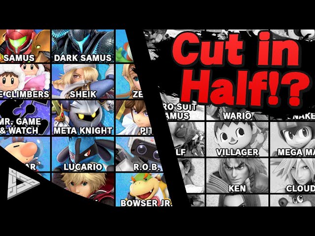 Cutting Smash Ultimate's Roster in Half...ish