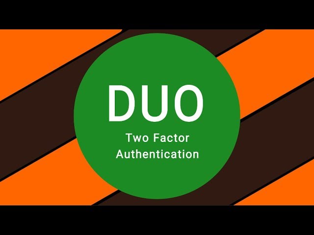 Duo Two Factor Authentication Setup