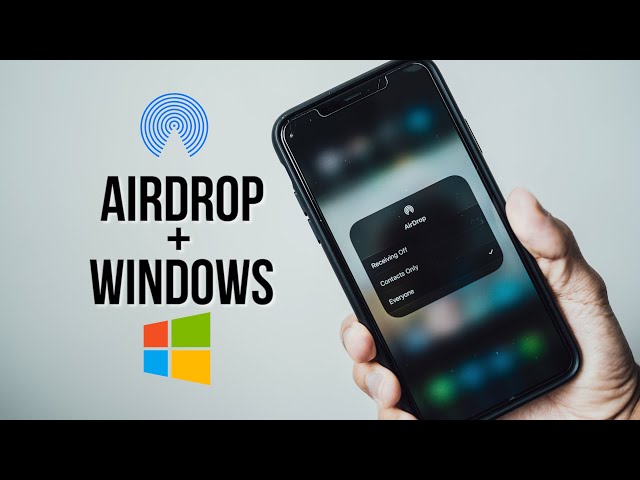 AIRDROP FOR WINDOWS PC (HOW TO TRANSFER FILES FROM PC TO IPHONE WIRELESSLY)
