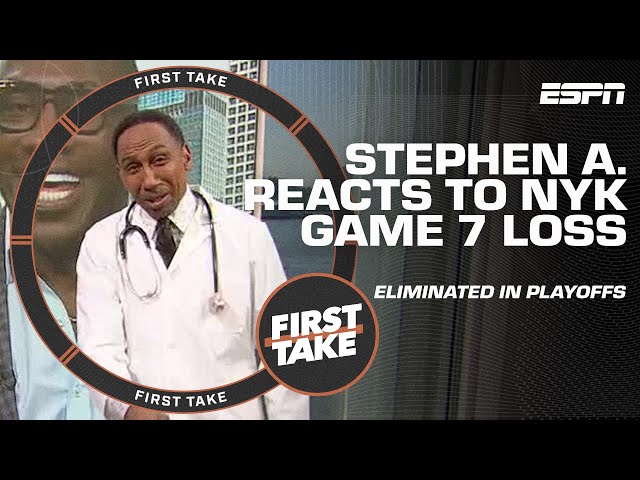 KNICKS WERE AN INFIRMARY! 😩 Stephen A. blames NYK's Game 7 loss on injuries | First Take