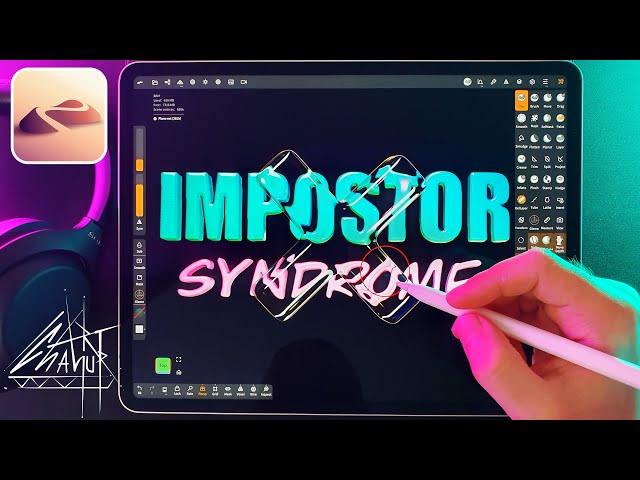 How to overcome imposter syndrome. Plus text in Nomad Sculpt