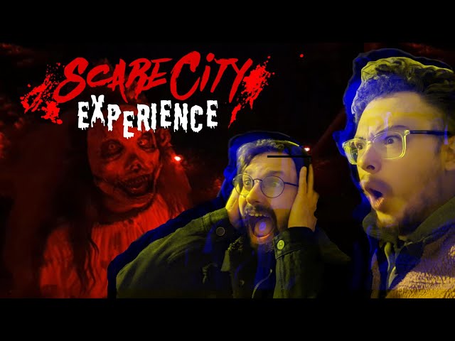 SCARE CITY EXPERIENCE | CAMELOT THEME PARK CHORLEY | VLOG | AXL AND SEAN