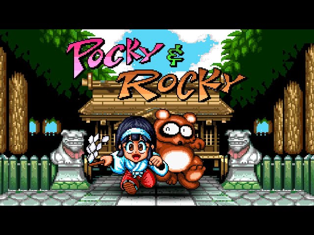 Pocky & Rocky / 奇々怪界 (1992) SNES - 2 Players [TAS]