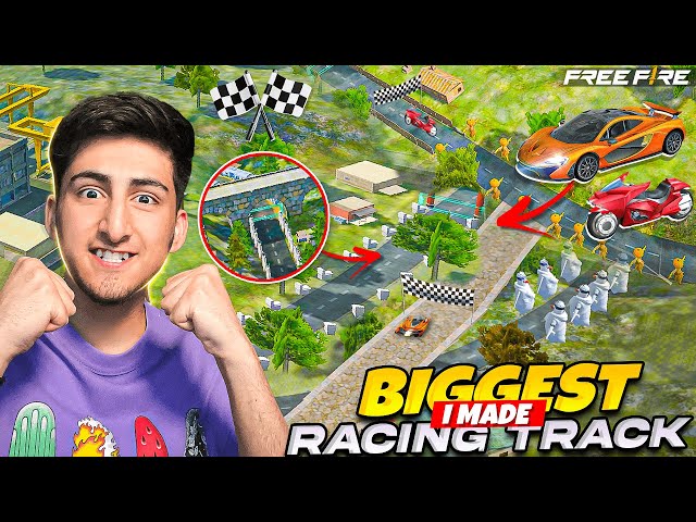 I Made The Biggest Racing Tack In Free Fire History🤣😱- Fire Fire India