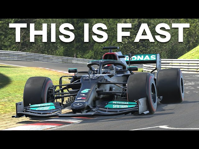 How Fast Can Modern F1 Mercedes-AMG Lap Nordschleife