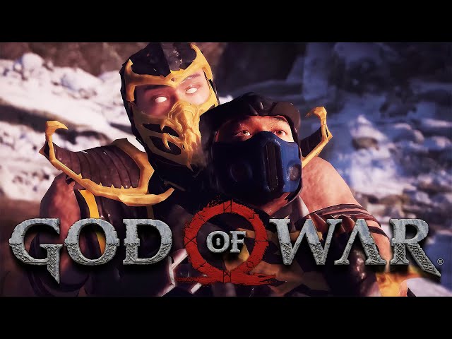 SCORPION VS SUB-ZERO Final Epic Boss Fight - Mortal Kombat meets God of War Epic Battle!