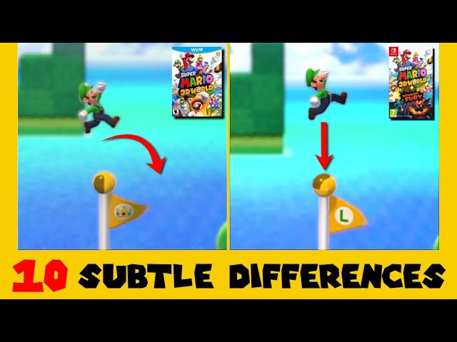 10 Subtle Differences between Super Mario 3D World for Switch and Wii U (Part 4)