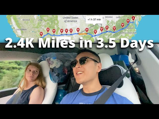 Tesla Cross Country Road Trip: Fully Packed!