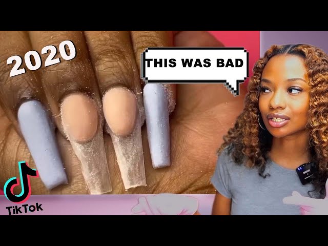 Recreating old nail sets from Tiktok !