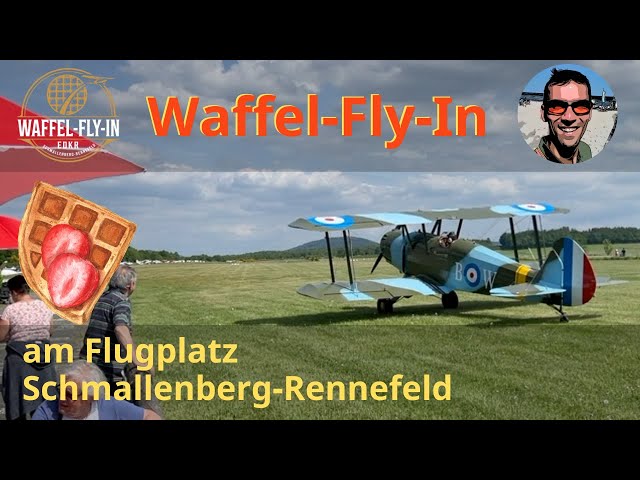 Waffel-Fly-In - Flugplatz Schmallenberg-Rennefeld - mit Einblick in den Kiebitzbau und vielen ULs
