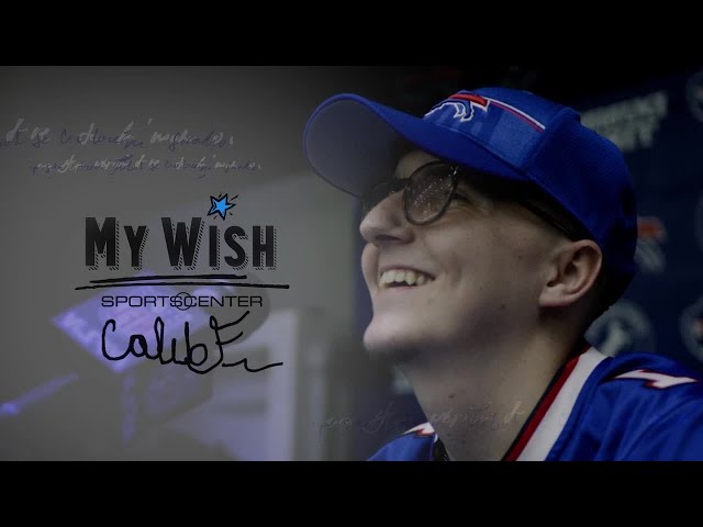 My Wish: Caleb Foarde spends the day as an official member of the Buffalo Bills 🏈 | SportsCenter
