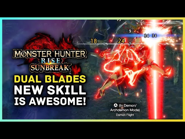 New Dual Blades Skill is AWESOME in MH Sunbreak!