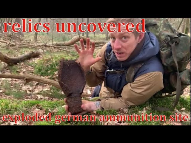 relics uncovered: metaldetecting a secret large exploded german ammunition site