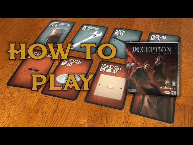 How to Play Deception: Murder in Hong Kong