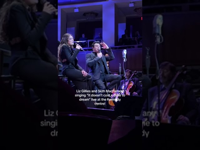 Liz Gillies and Seth MacFarlane - It Doesn't Cost a Dime to Dream (Live at The Kennedy Center in DC)