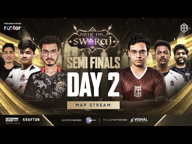[Map Stream] Semi Final Day 2 | RA Esports Presents Battle For Swaraj S1 FT.#iqoosoul #godlike etc