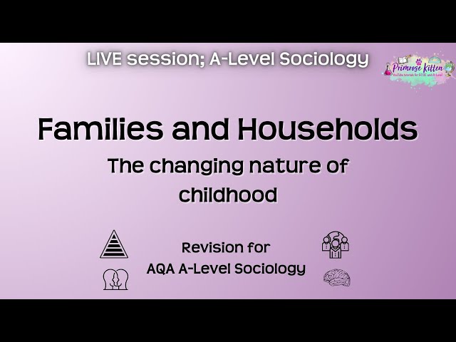 The changing nature of childhood - A-Level AQA Sociology | Live Revision Sessions