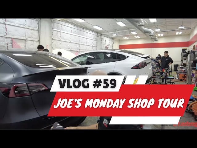 Joe Tours the Shop Monday Morning - OCDetailing Vlog #59