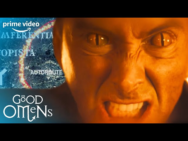Crowley Creates (and Destroys) The M25 | Good Omens | Prime Video