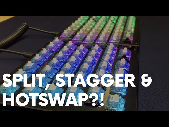 Sinc Hotswap Split TKL Keyboard Build
