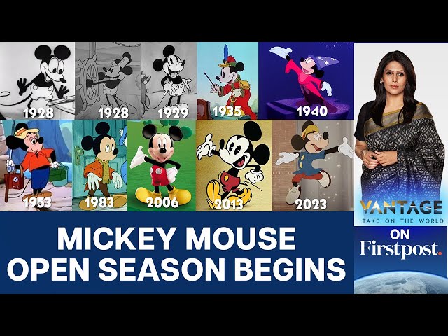 Mickey Mouse Enters Public Domain. What Does this Mean for Disney? | Vantage with Palki Sharma