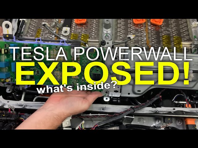 Tesla Powerwall Teardown - Taking a look inside a new Tesla Powerwall thats been stored for years