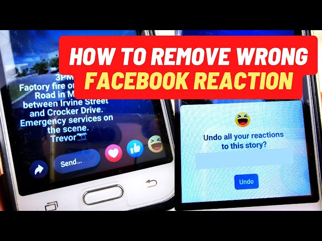 How to Undo/Remove Reactions from a Facebook Story