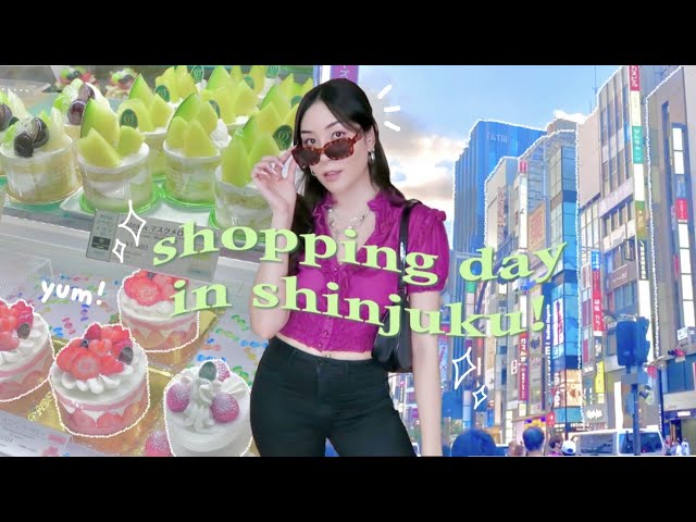 shop with me in TOKYO! day in Shinjuku