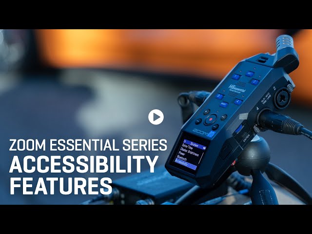 The Zoom Essential Series Quick Guides : Accessibility Overview