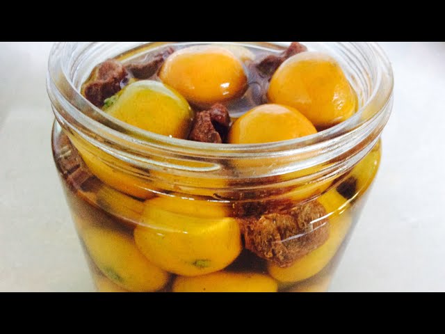 How to preserve no salt calamansi limes ( sweet version ) Best remedy for sore throat