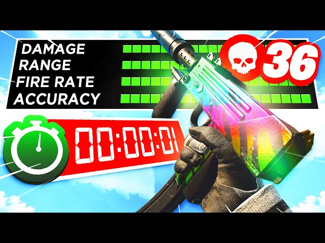 36 KILLS! You NEED to Try This FASTEST KILLING MAC-10 Class! (Cold War Warzone)