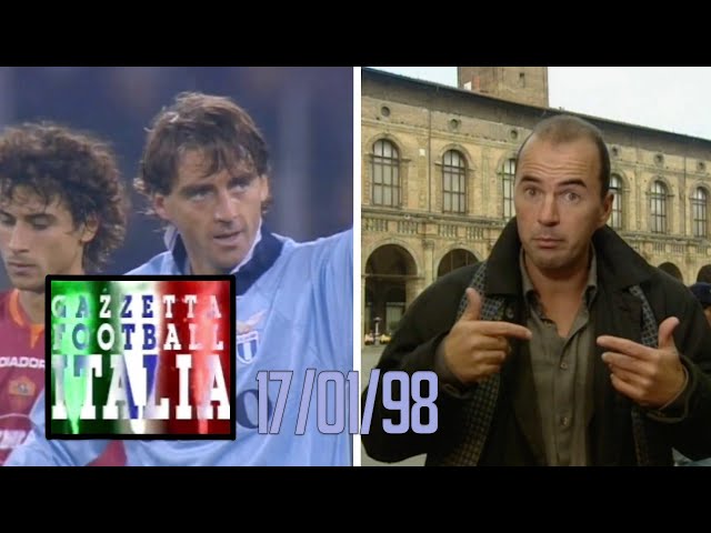 Mancini @ Lazio: Gazzetta Football Italia 17th January 1998