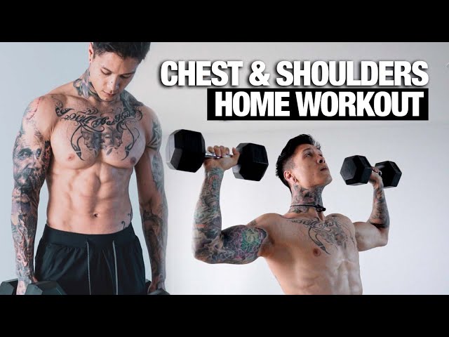 Complete Chest & Shoulder Home Workout | Dumbbells Only