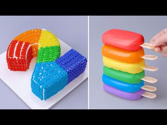 100+ Wonderful RAINBOW Cake Decorating Ideas | Awesome Colorful Cake And Dessert Recipe
