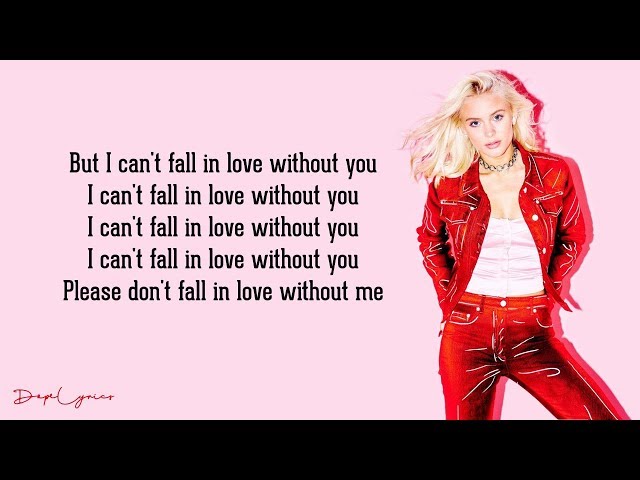 Zara Larsson - I Can't Fall In Love Without You (Lyrics)