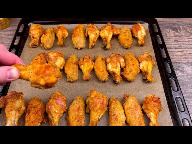 The best chicken wings I've ever made! Crispy chicken wings