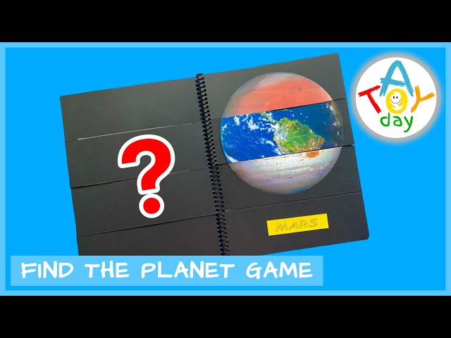 Find 🌎 the Planet Game | DIY Solar System Game for kids | How to learn Planets order for children