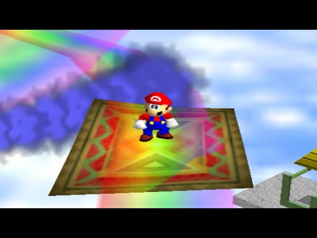 Super Mario 64 - Walkthrough Part 15 - Rainbow Ride