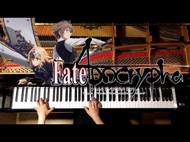 弾いてみた/Fate Apocrypha OP 主題歌/「英雄 運命の詩」Egoist-Eiyuu Unmei no Uta/ピアノ-Piano/CANACANA