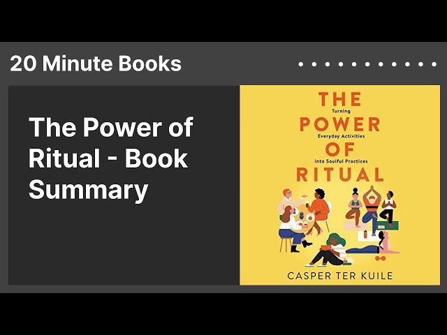 The Power of Ritual - Book Summary