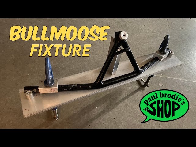 How to make a fixture for a BULLMOOSE handlebar // paul brodie's shop
