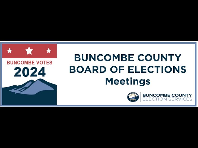 Board of Elections Meeting: Second Primary Election Day May 14, 2024