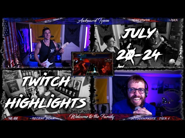 Awkward Tyson - Twitch Highlights Weekly Recap - Episode 2 - Overwatch, Rogue Company, & Rock Band!
