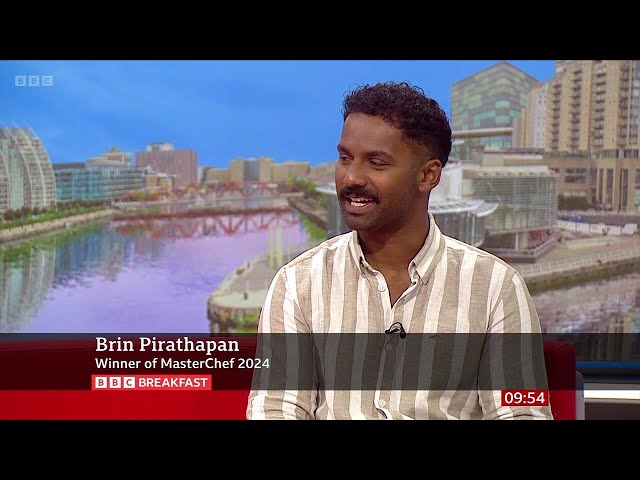 Brin Pirathapan (MasterChef 2024 Winner) On BBC Breakfast [25.05.2024]