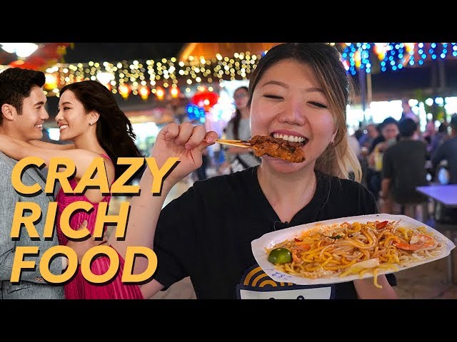 Singapore Street Food Tour - CRAZY RICH ASIANS Style!