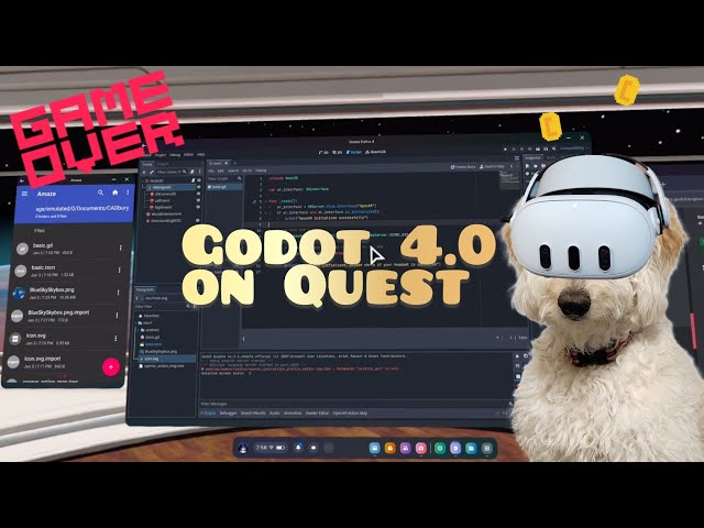 You can build Games on Quest 3? (Godot 4 installation)